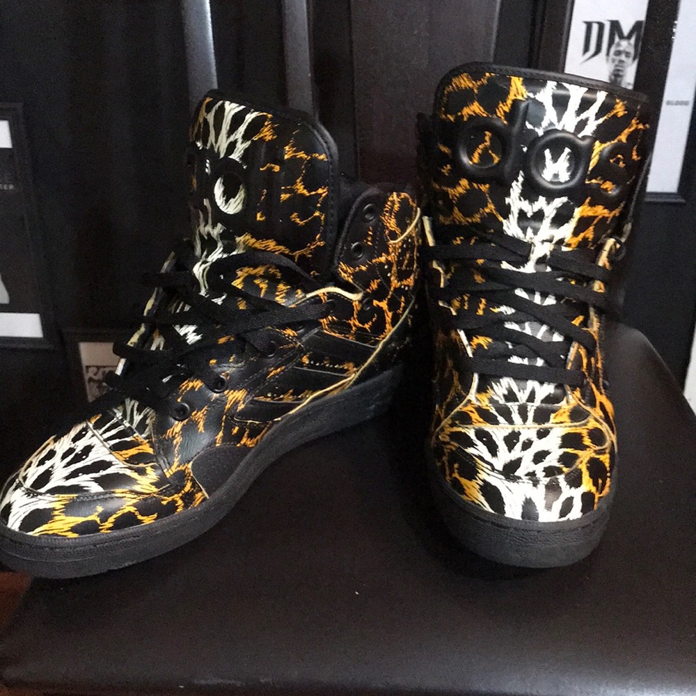 ADIDAS JEREMY SCOTT JS INSTINCT HI LEOPARD